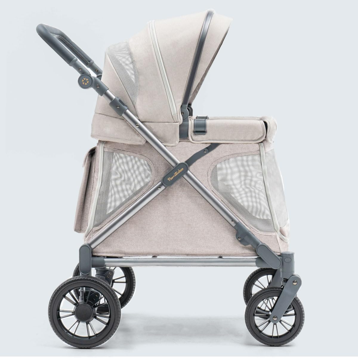 Familidoo Q1 Multi-Use Kids Wagon Stroller for All Terrains