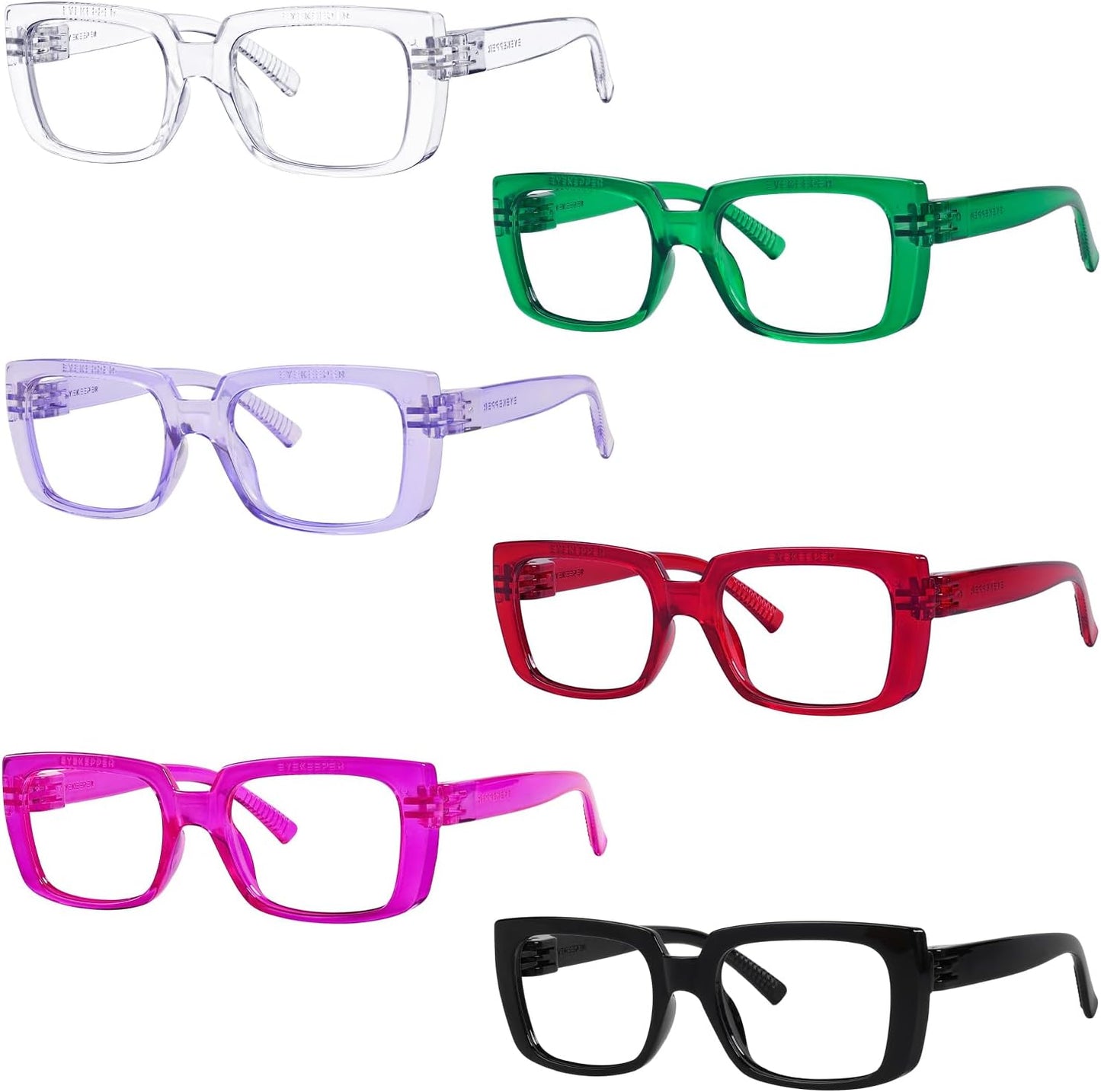 Eyekepper Screwless Spring Hinge Reading Glasses for Women
