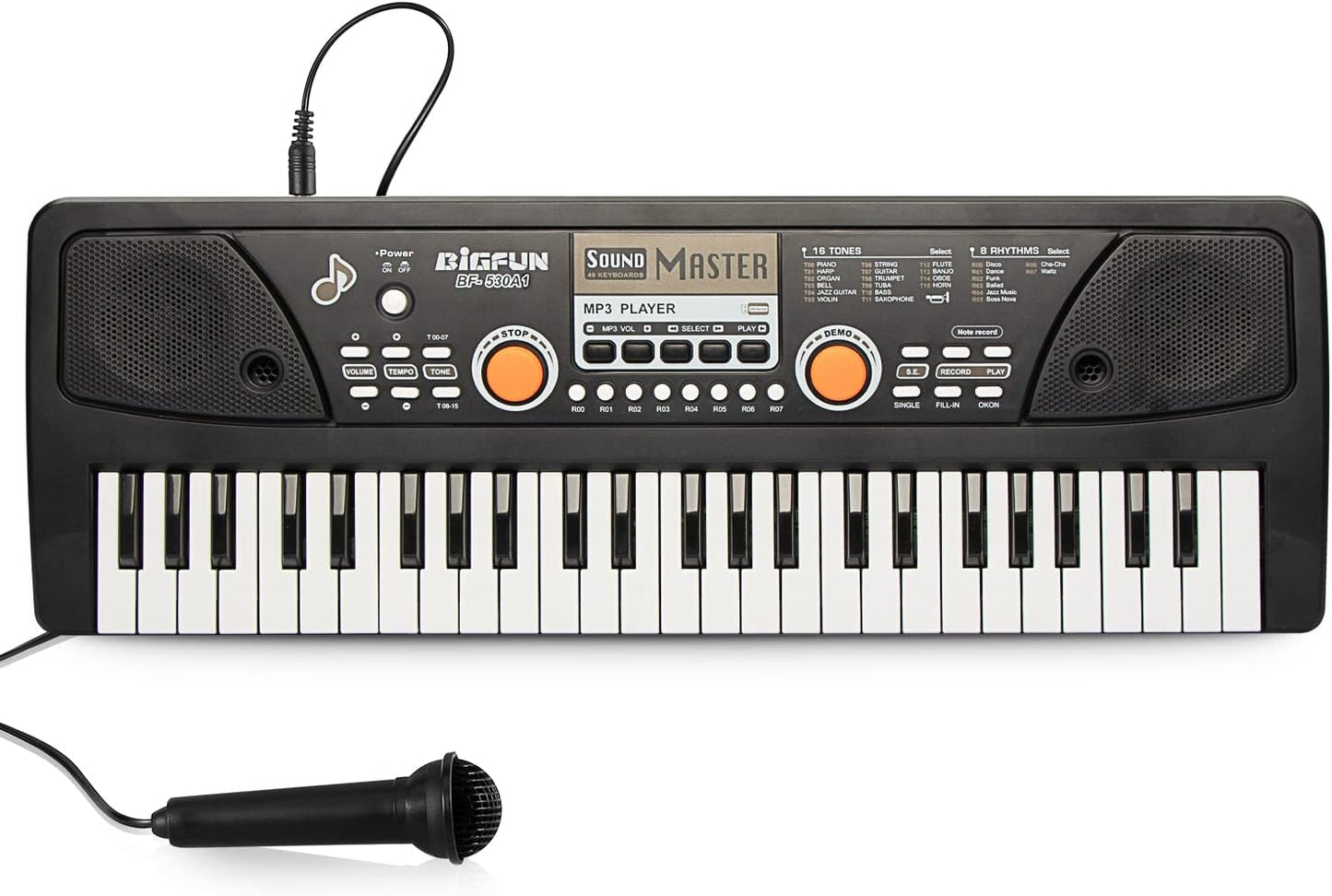 Raimy 49 Keys Portable Keyboard Piano for Kids - Fun Learning