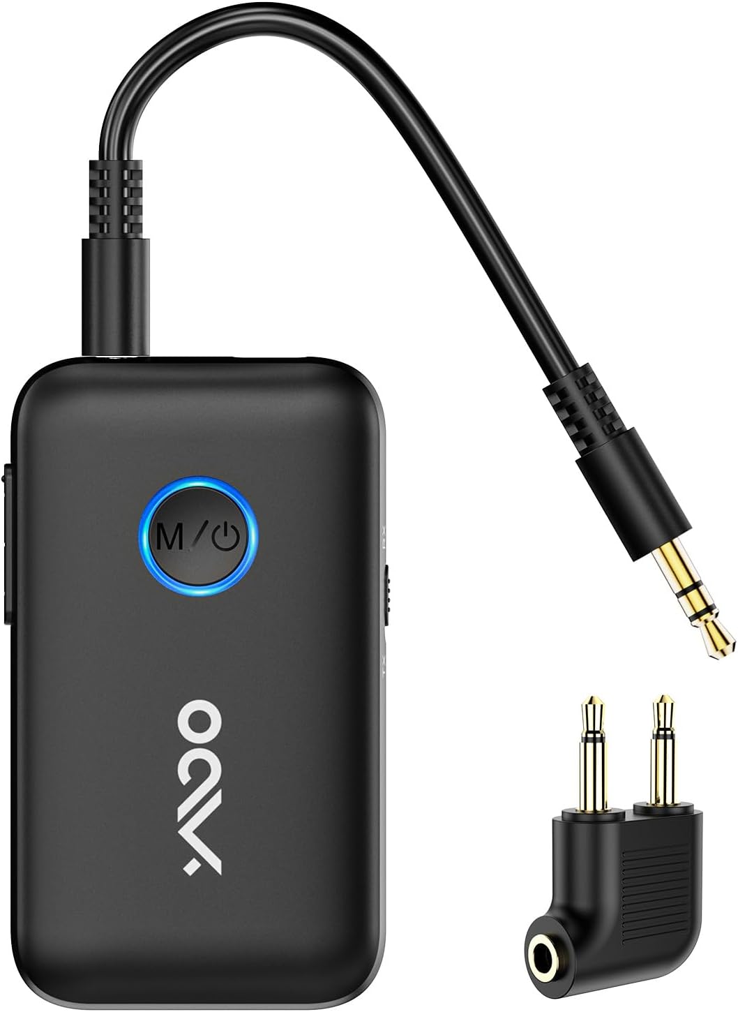 YMOO Bluetooth 5.3 Transmitter - Dual Audio, Low Latency