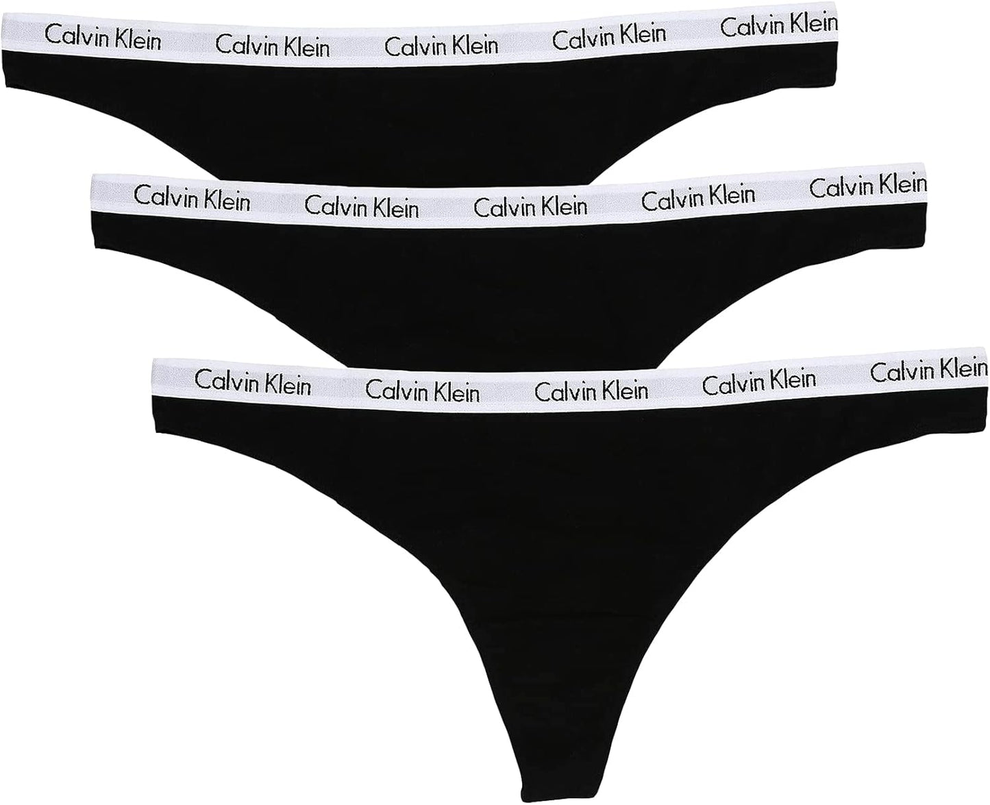 Calvin Klein Women's Carousel Logo Cotton Stretch Thong Panties