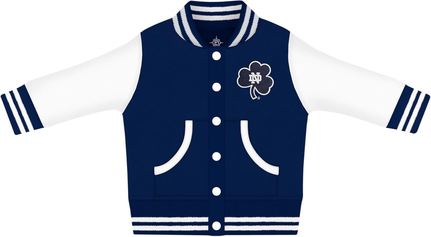 Creative Knitwear College Baby Varsity Jacket for Little Fans