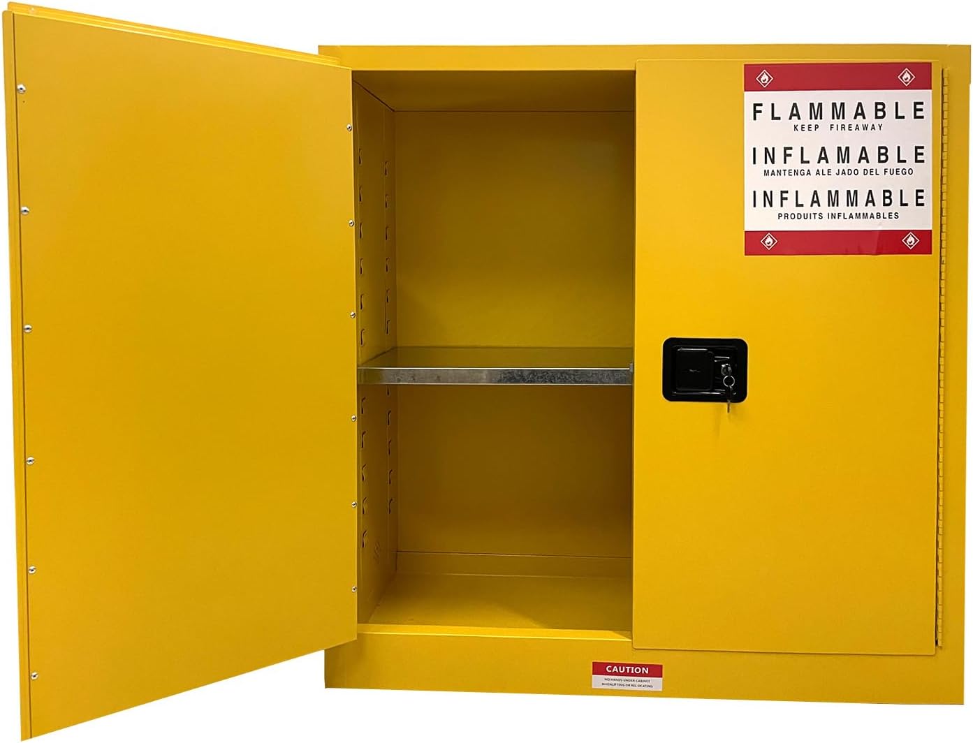 Flammable Safety Cabinet for Industrial Use, 30 Gallon Capacity