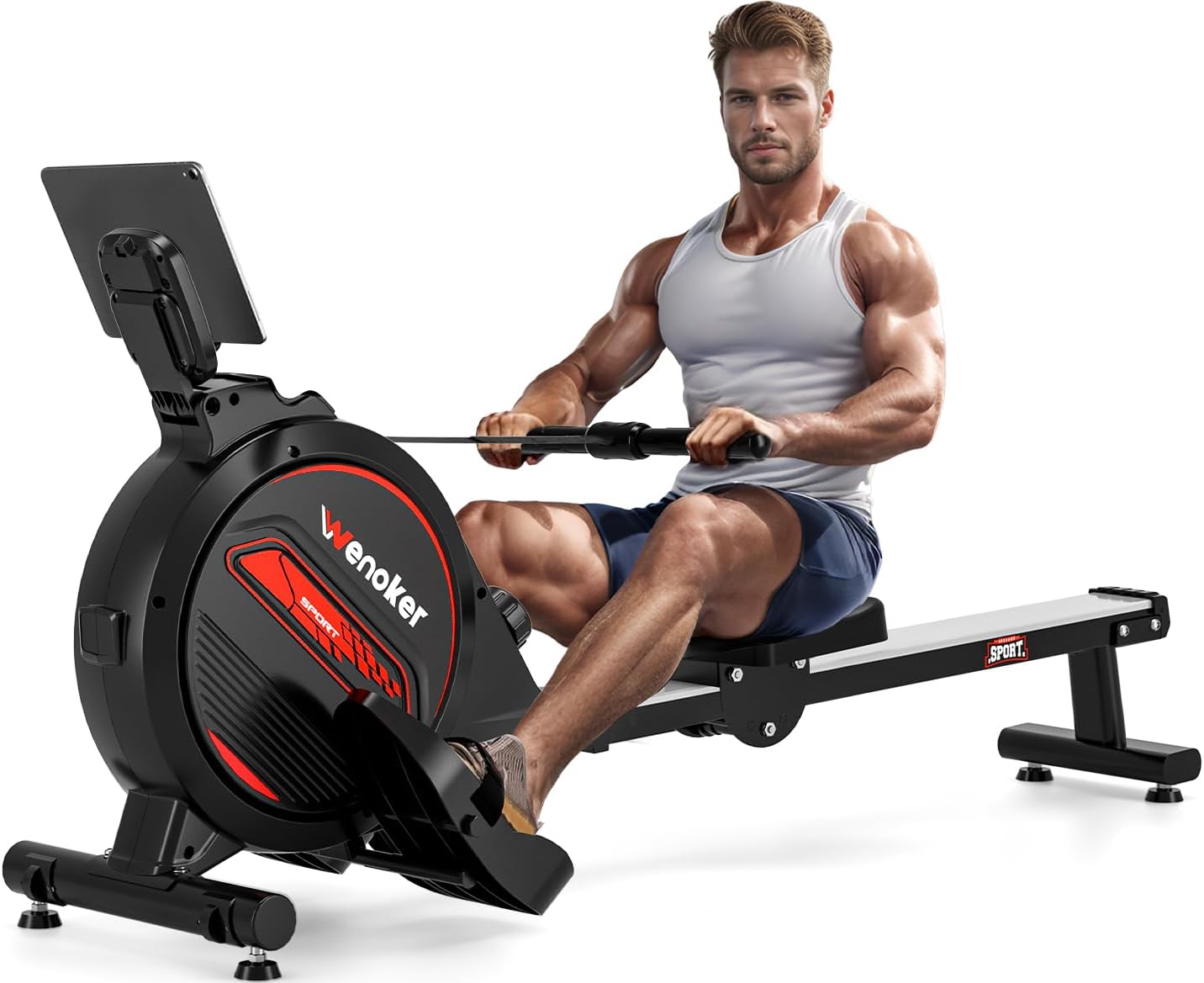 Wenoker Magnetic Rowing Machine: Smooth & Quiet Workout