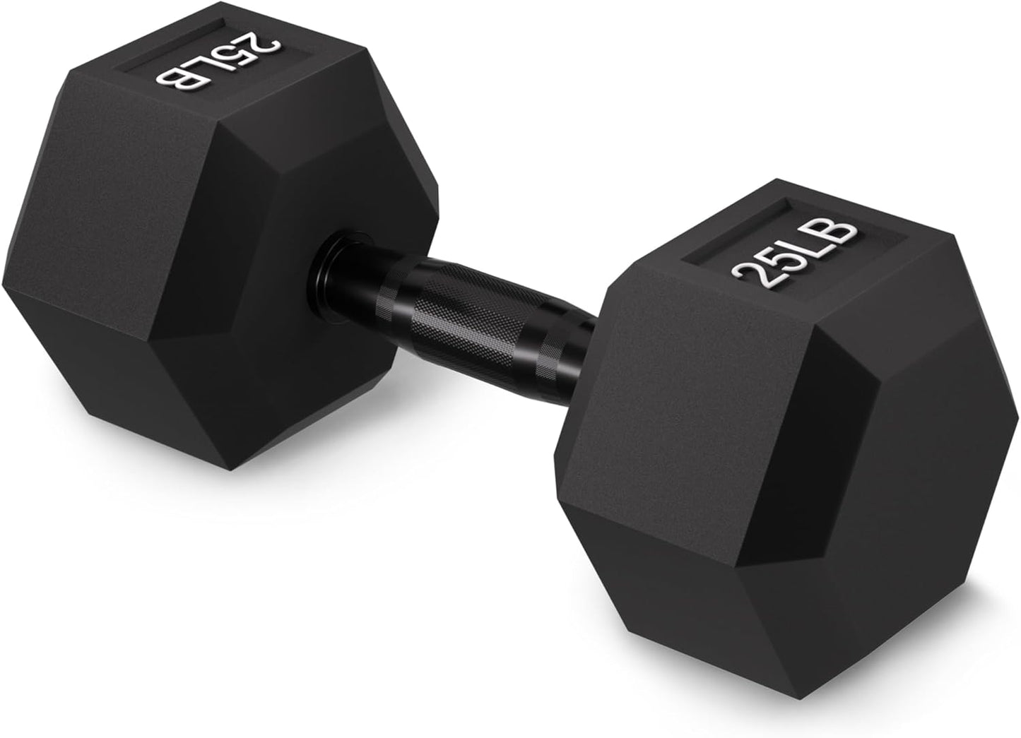 Rubber Encased Hex Dumbbells for Home Gym Workouts