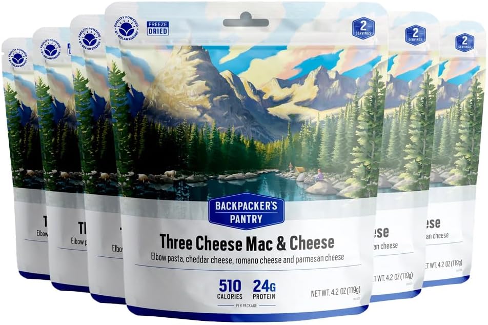Three Cheese Mac & Cheese - Freeze Dried Camping Food