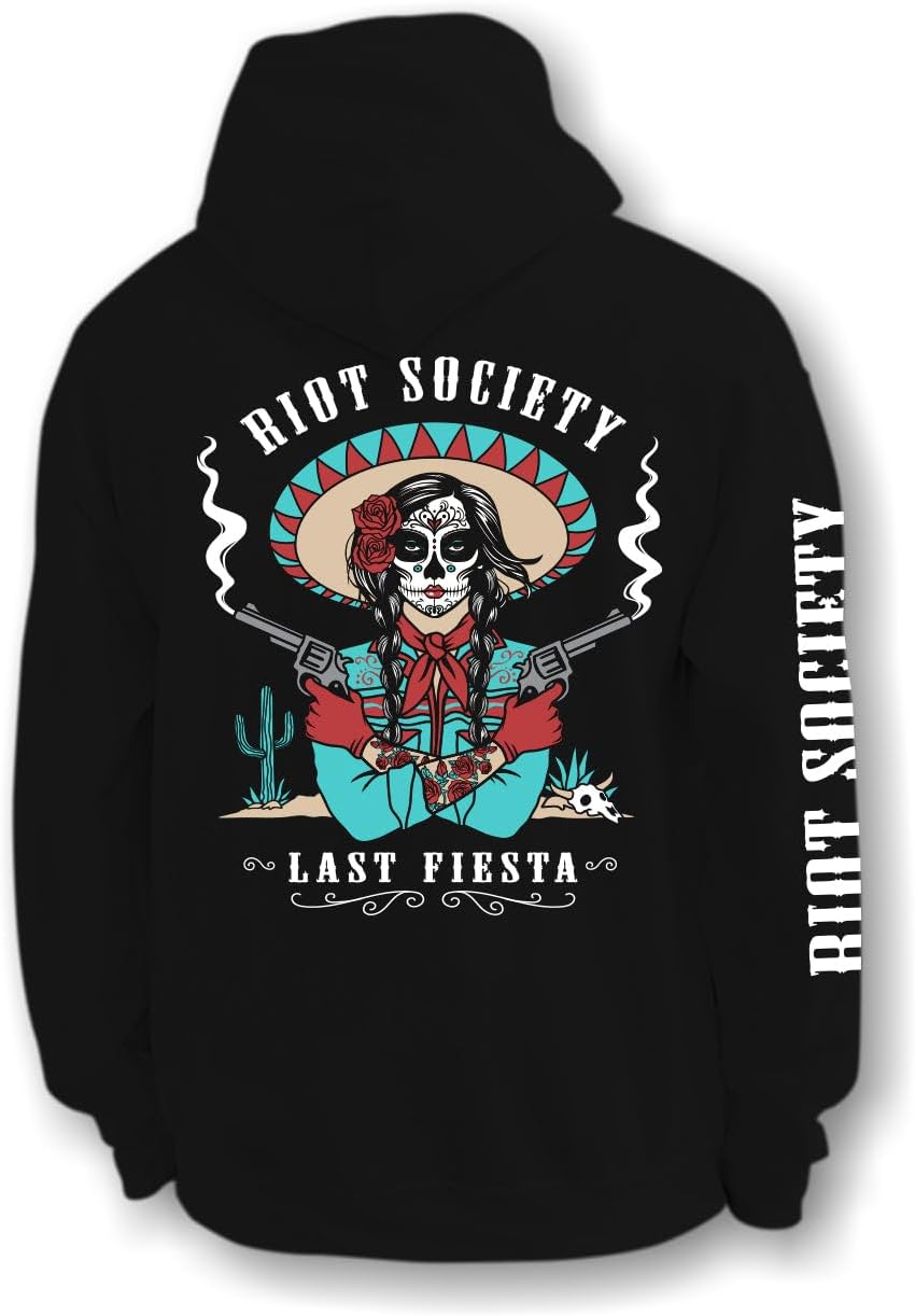 The Last Fiesta Vaquera Cowgirl Men's Hoodie for Unique Style