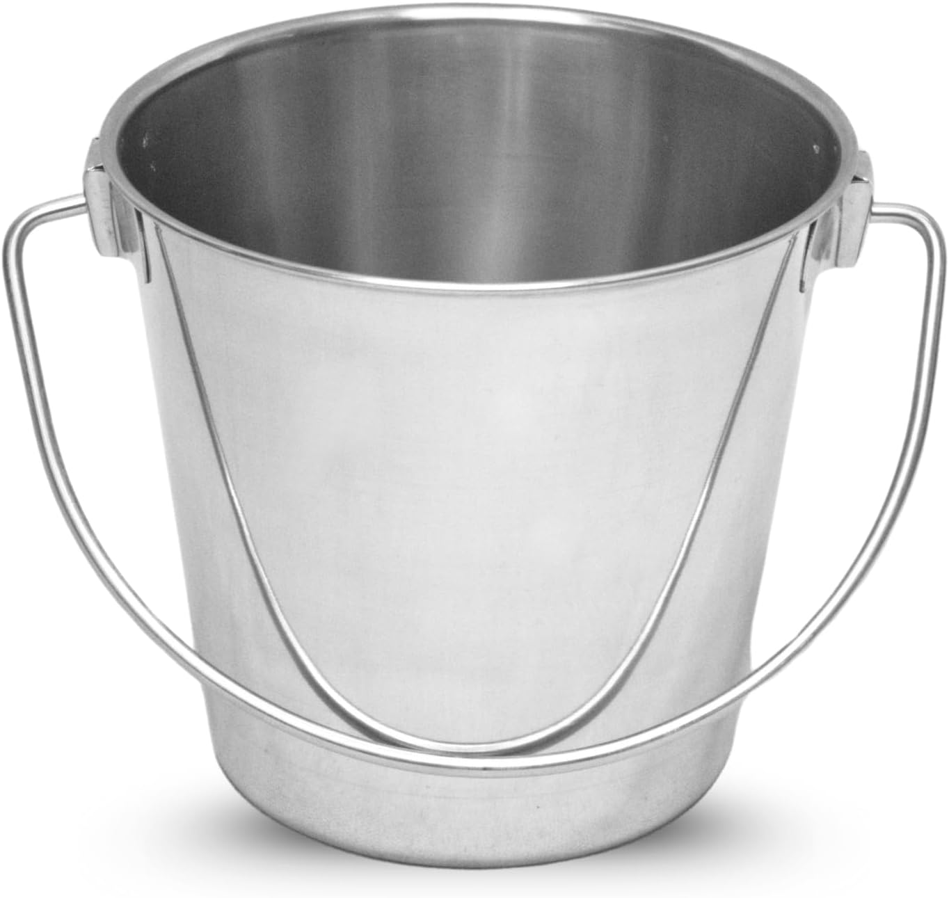 16 Quart Heavy Duty Stainless Steel Round Bucket for Livestock