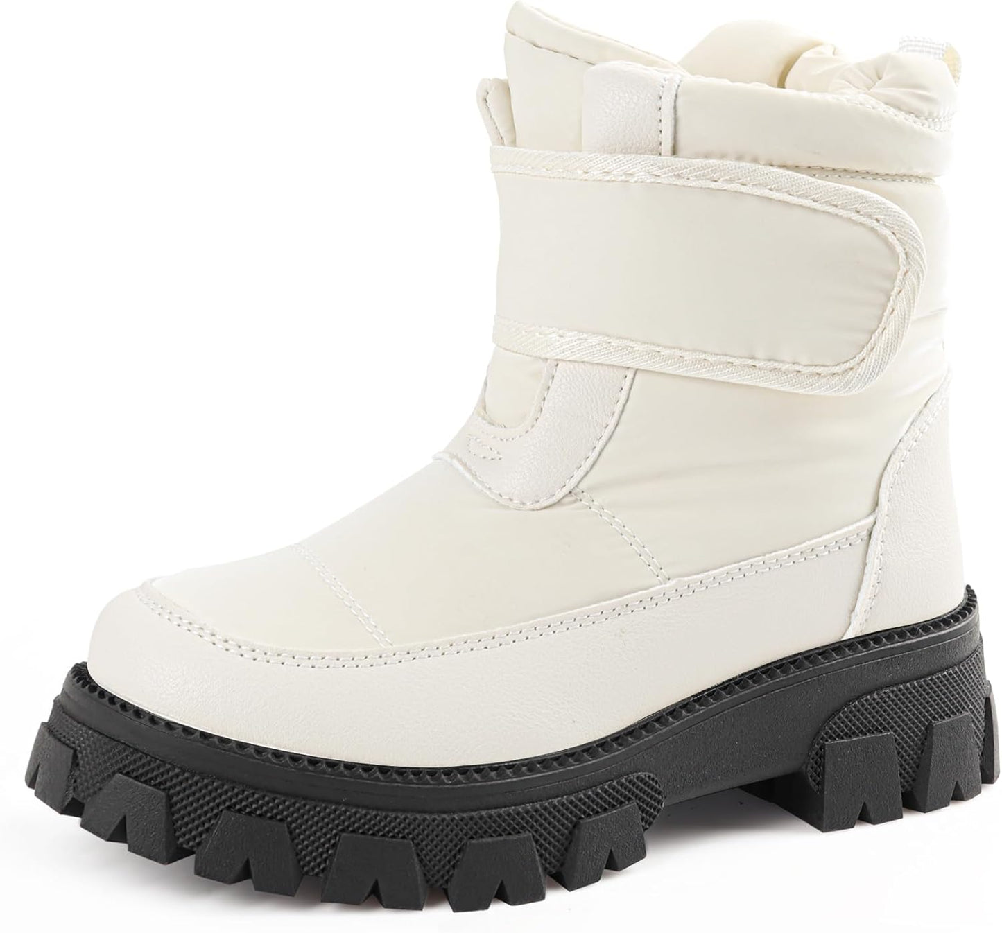 Boys Girls Snow Boots Waterproof Toddler Winter Boots Cozy Warm
