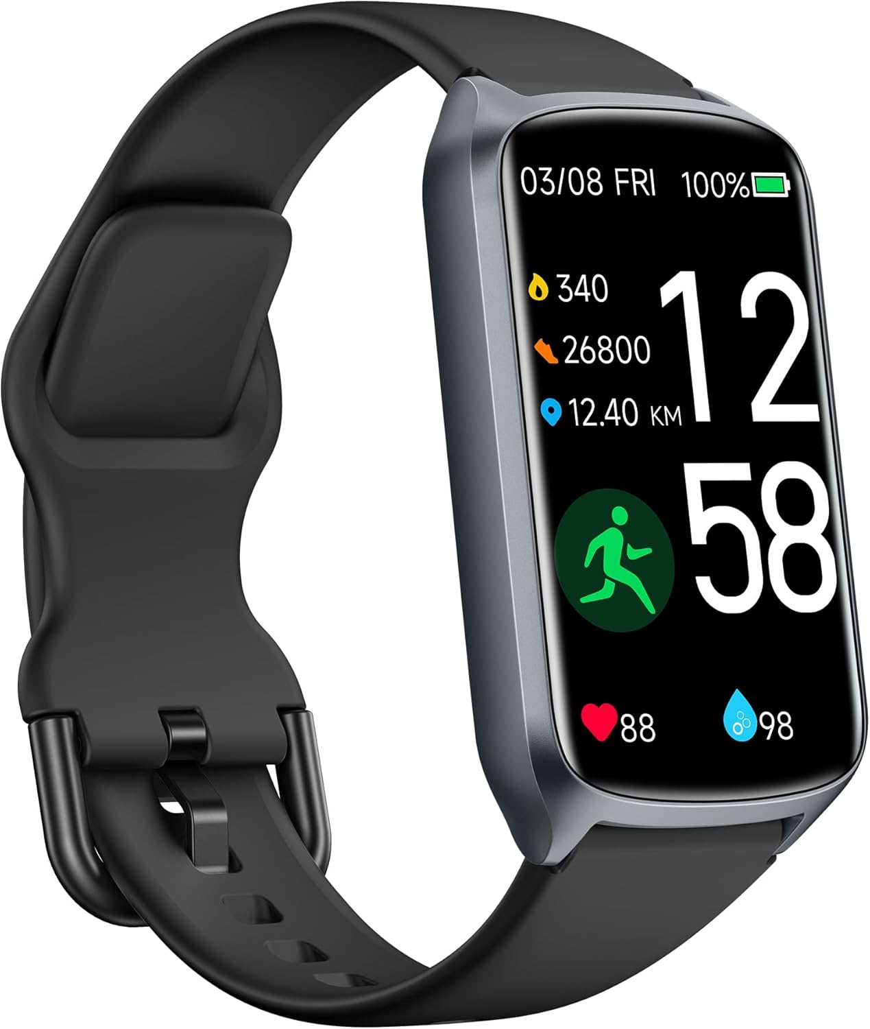 24/7 Health & Fitness Tracker by Amzhero - Your Wellness Companion