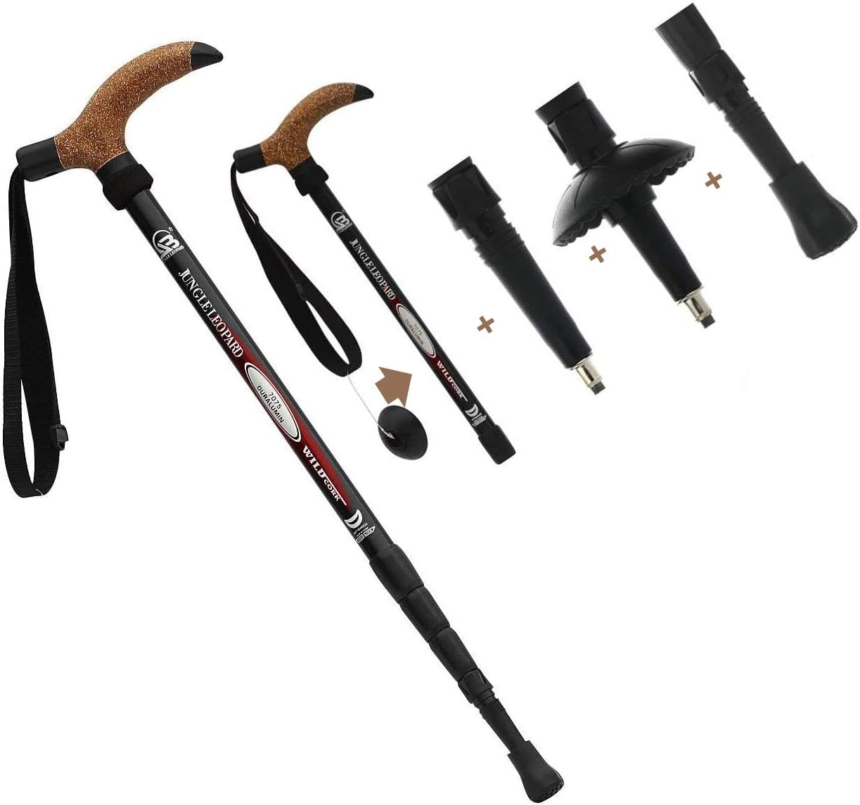 Ultralight Anti-Shock Trekking Pole: Wrzbest