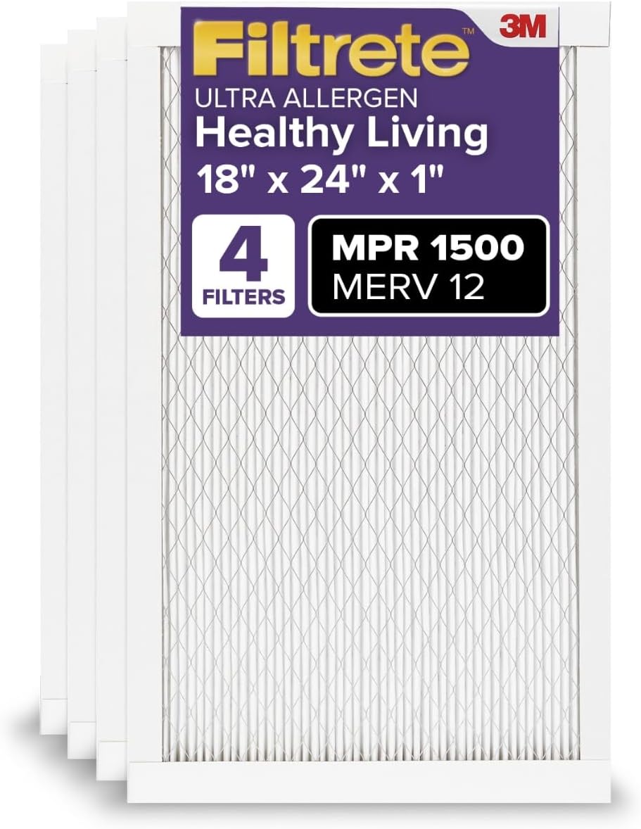 Filtrete 18x24x1 AC Furnace Air Filter for Cleaner Air