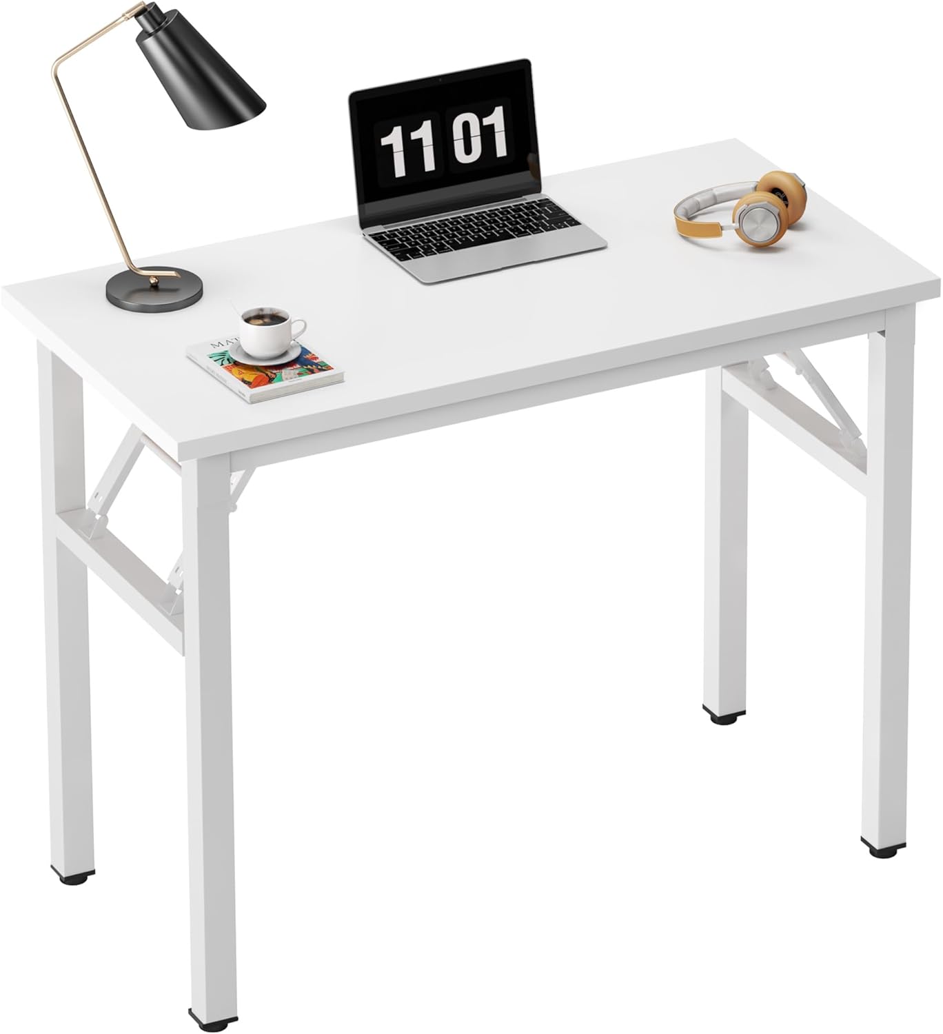 Folding Computer Desk - Compact 31.5 Inch Office Table