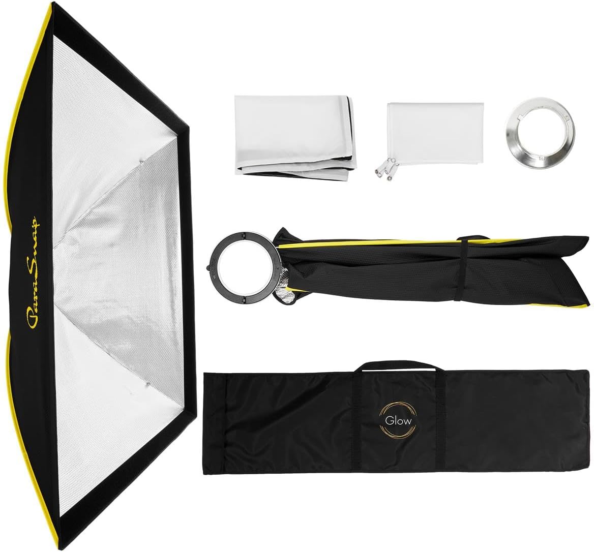 Glow ParaSnap 36x44 Softbox with Diffusers for Studio Lighting