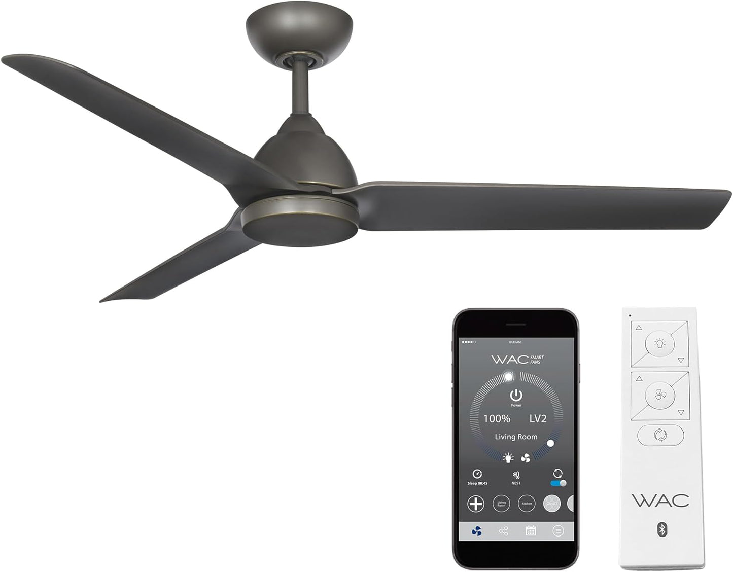 WAC Smart Home Ceiling Fan - Alexa Compatible!