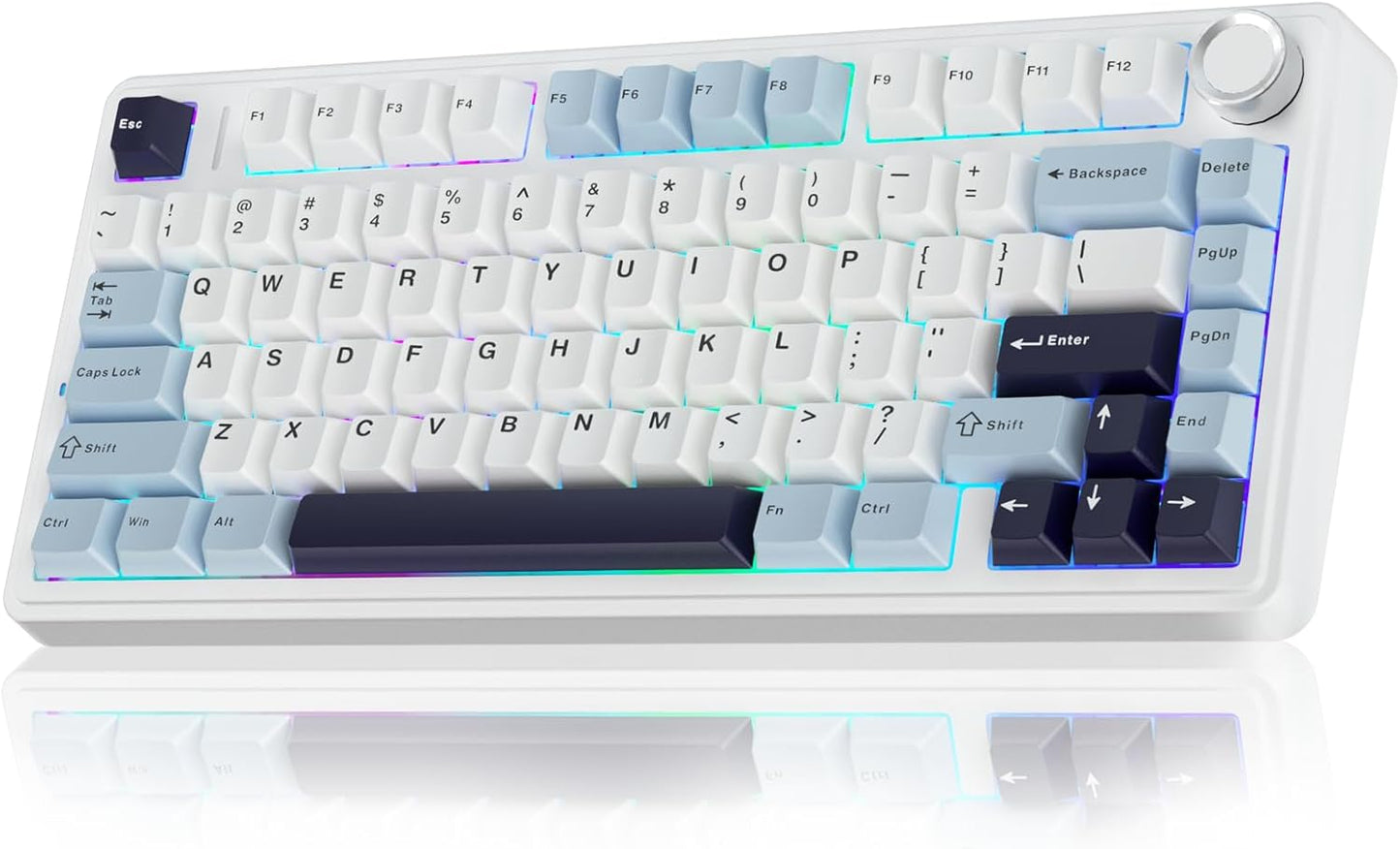 AULA F75 Wireless Mechanical Keyboard with RGB Backlit Features