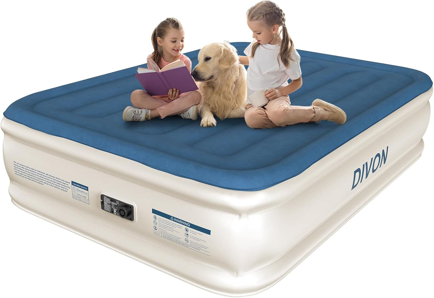 DIVON Air Mattress Full with Built-in Pump for Ultimate Comfort