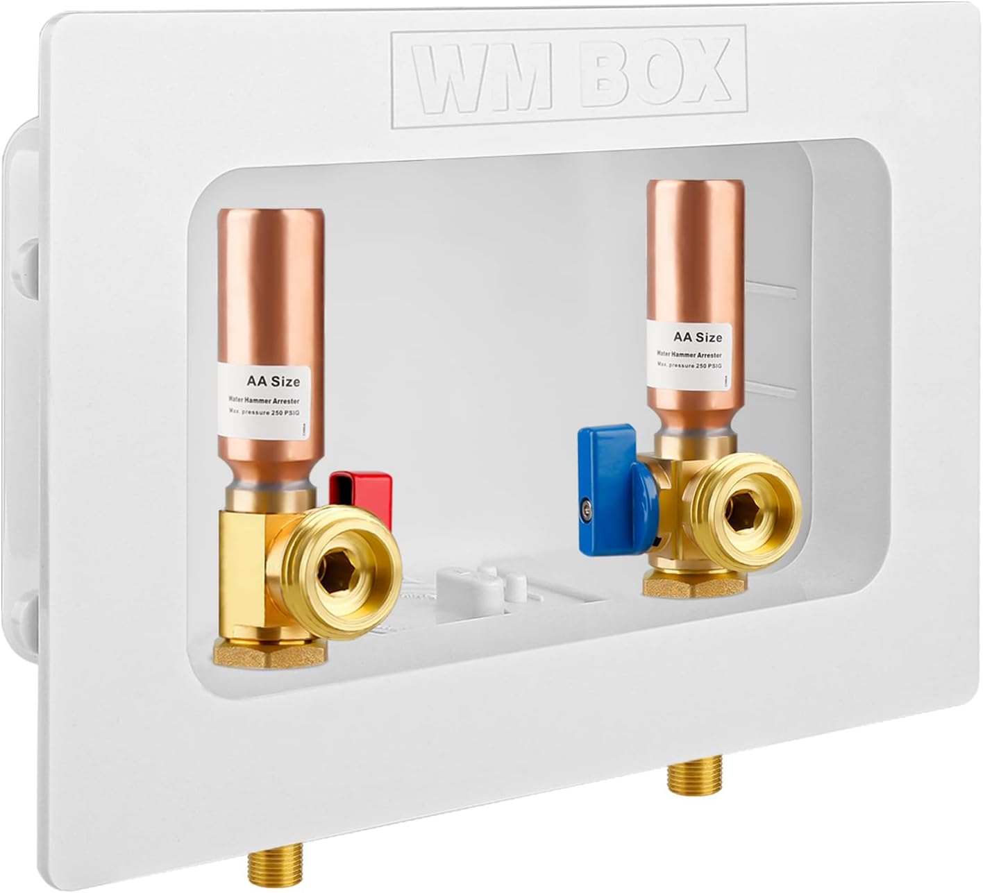 CONSKIT: Dual Shut-off Valve w/ Copper Water Arrestor
