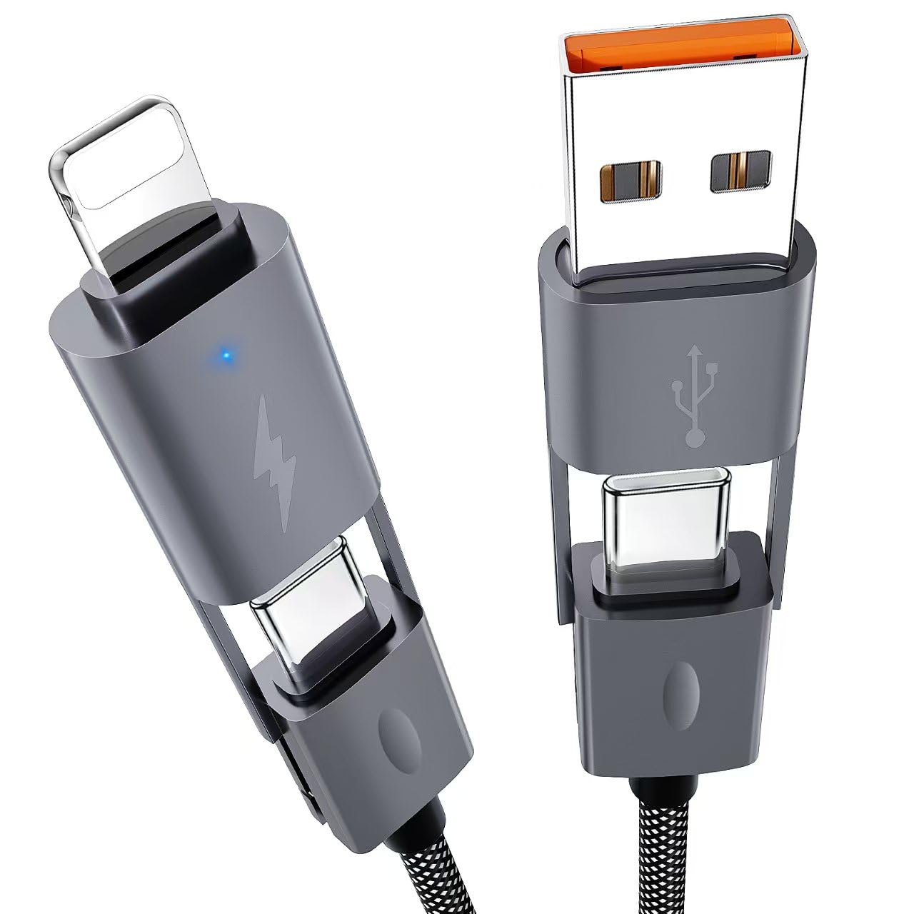 65W Fast Charge USB C Cable Duo