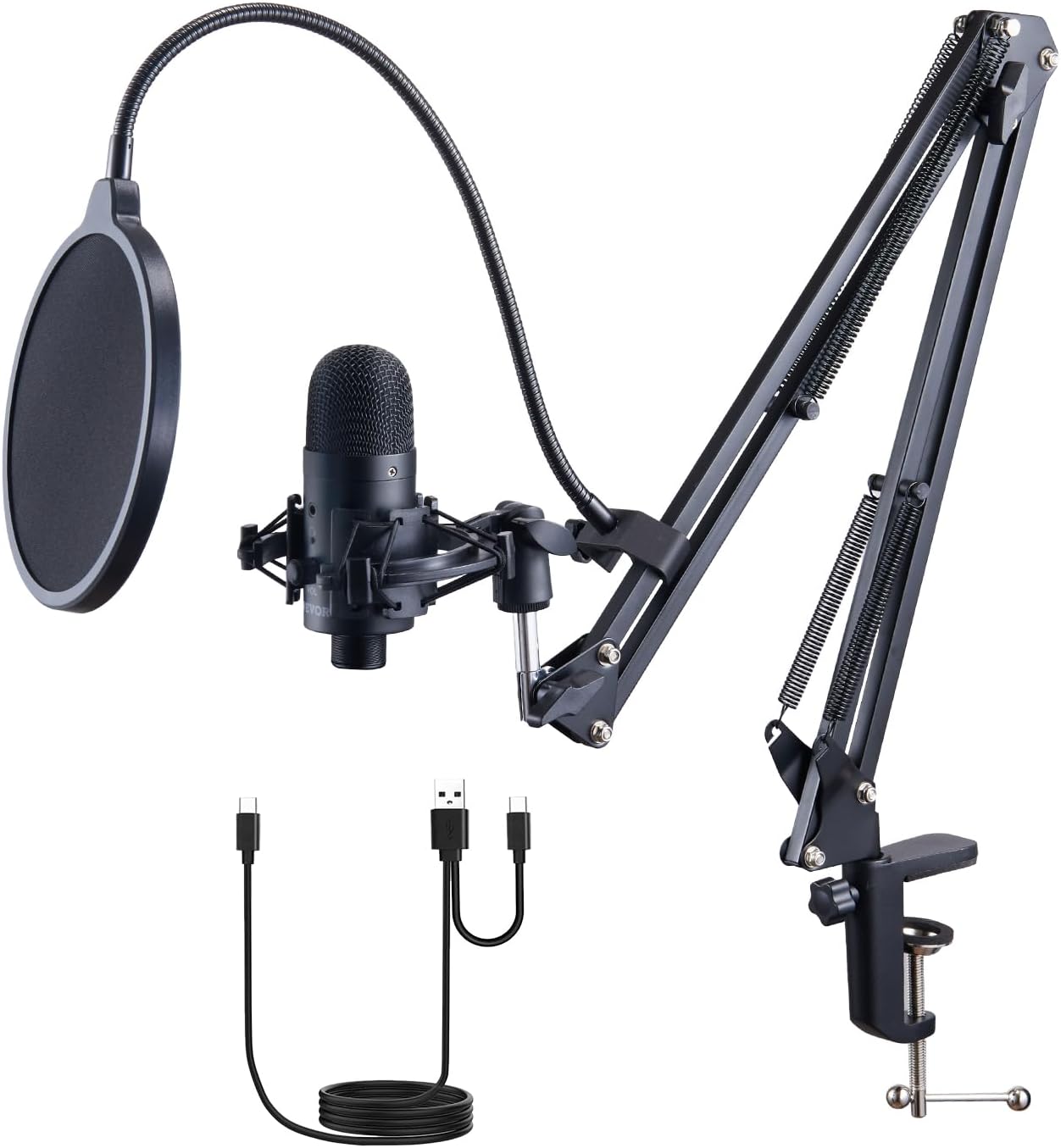 VEVOR USB Microphone Kit for Professional Podcast Recording