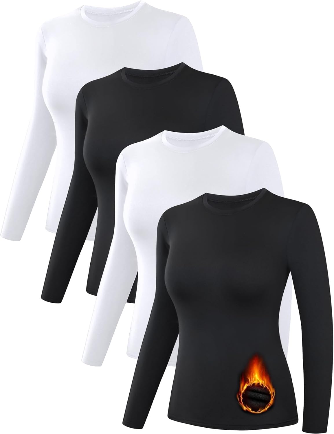 Dalavch Womens Thermal Shirts for Winter Cold Weather Comfort