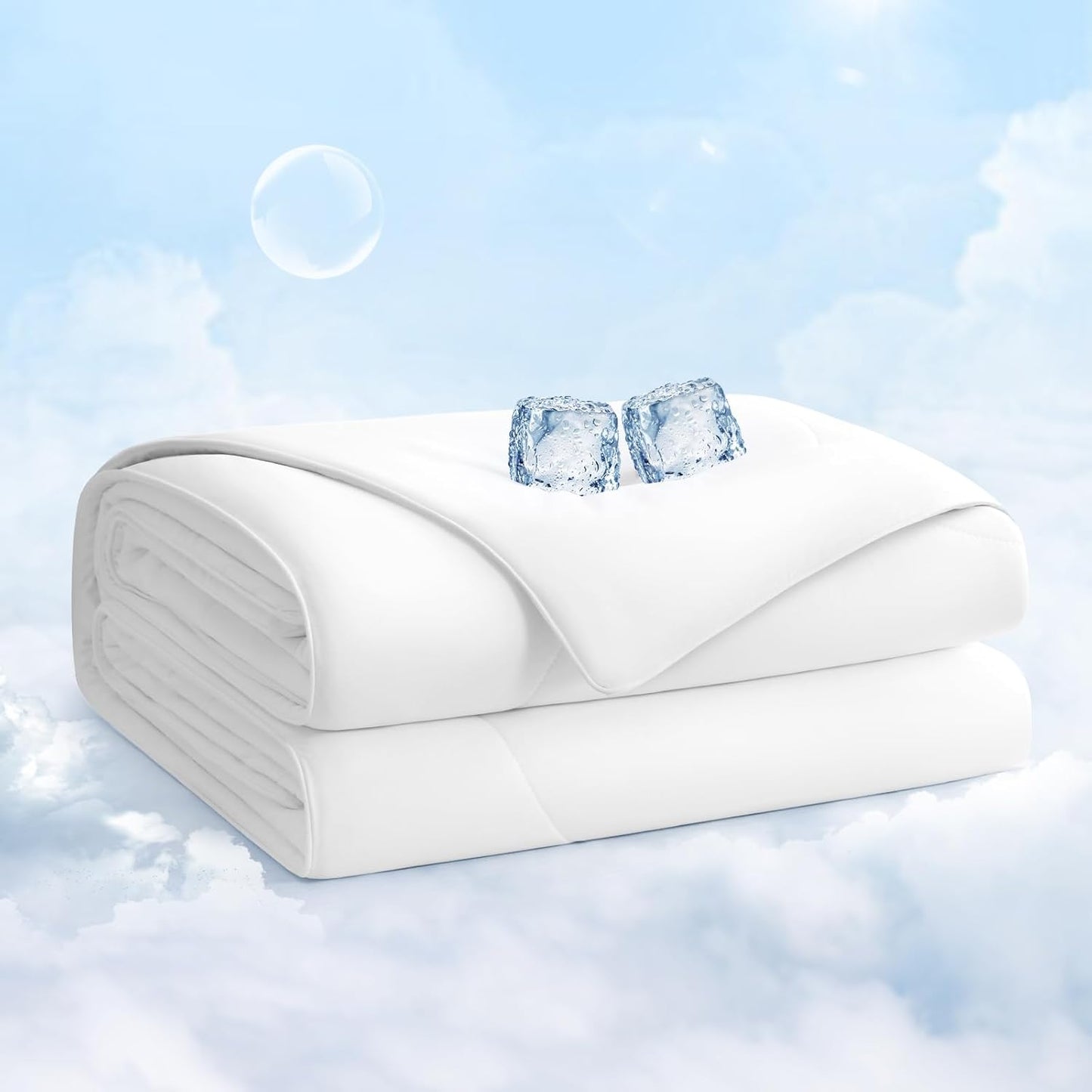 EASELAND King Tencel Cooling Comforter for Hot Sleepers