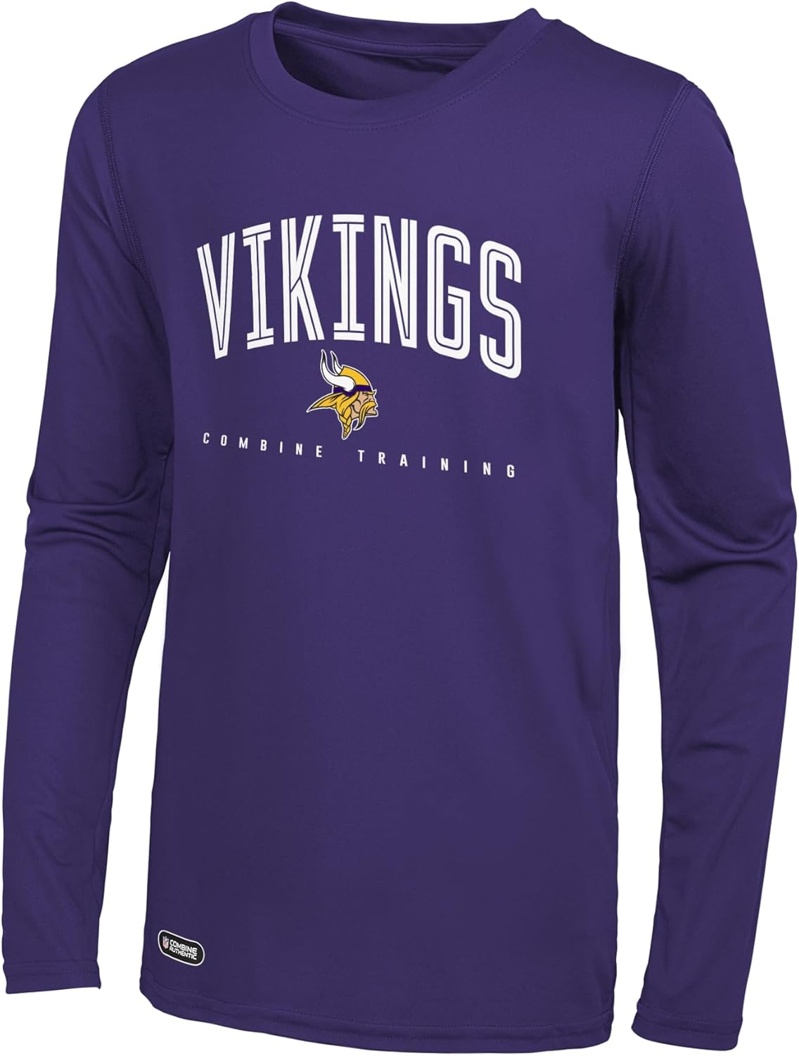 Outerstuff NFL Men's Long Sleeve Performance T-Shirt for Fans