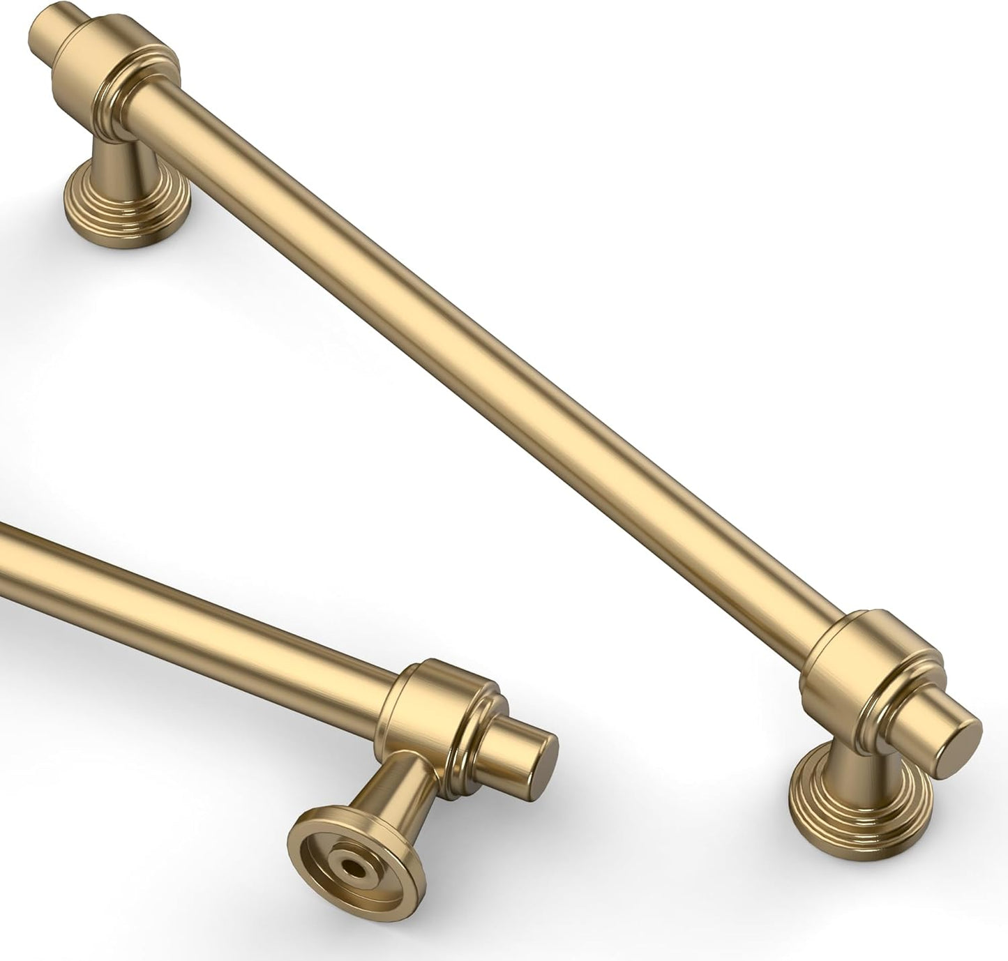 Champagne Bronze Cabinet Pulls - 10 Pack 6.3 Inch Handles