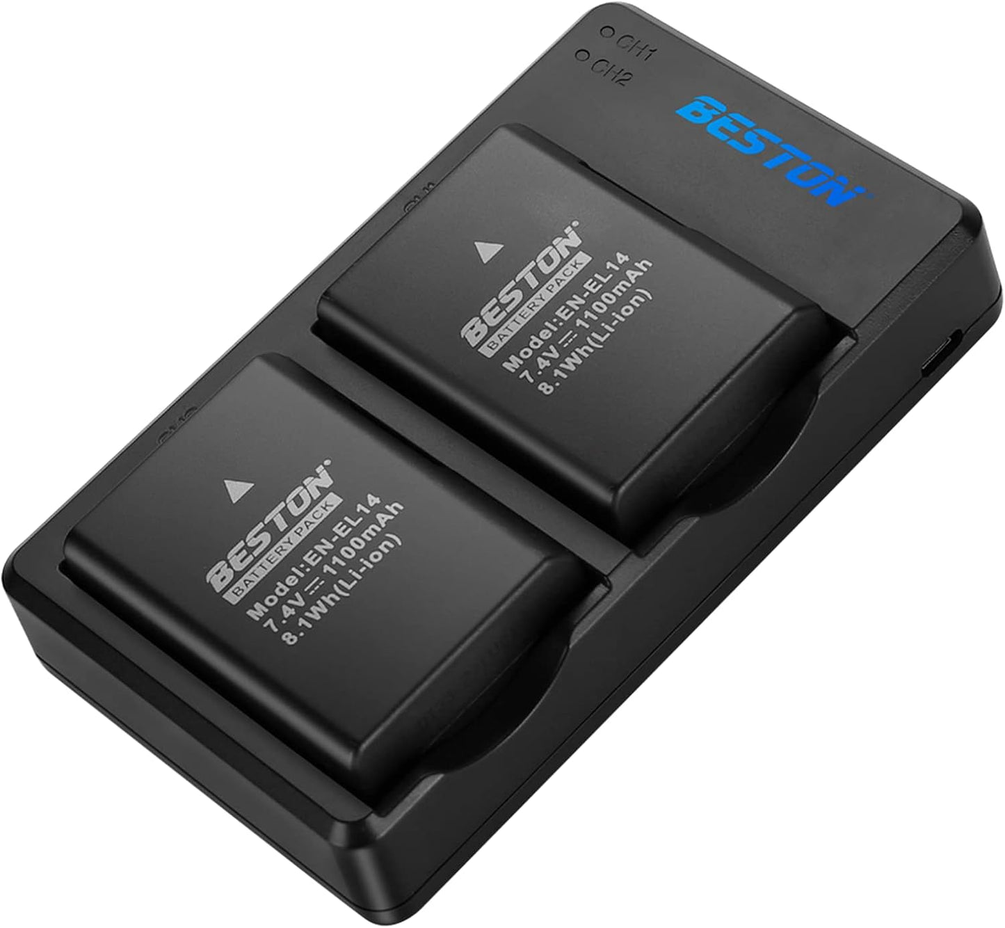 Extend Shooting Time: BESTON Nikon EN-EL14 Battery 2-Pack