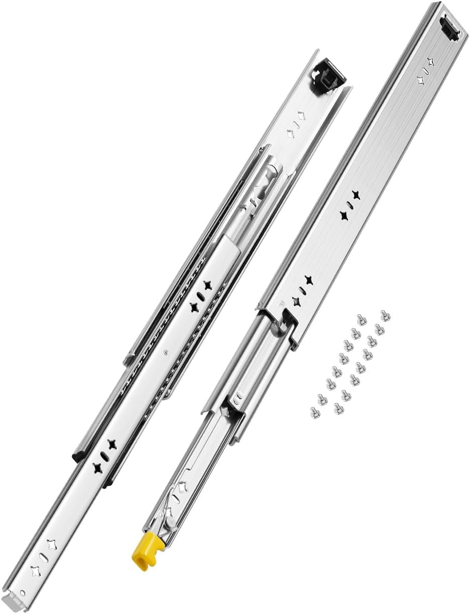 VEVOR Heavy Duty Drawer Slides with Locking Mechanism for Security