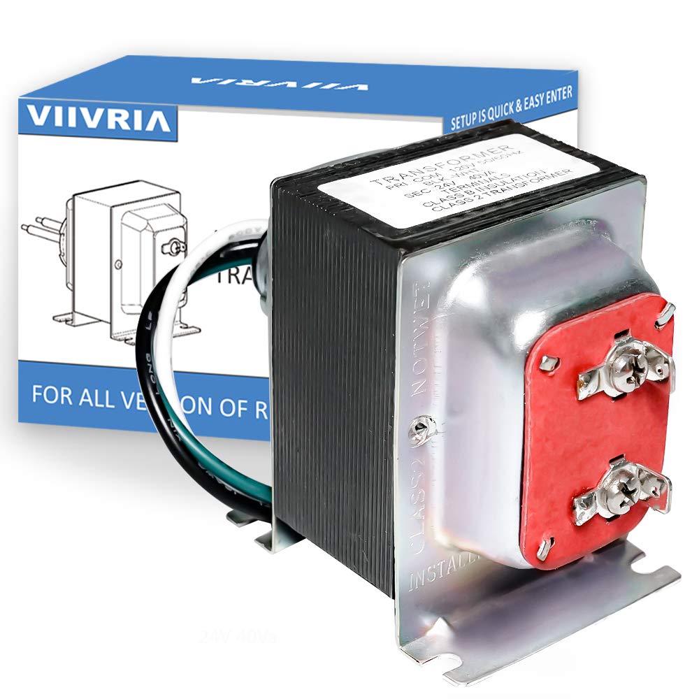VIIVRIA 24V 40VA Doorbell Transformer: Power Your Ring & Nest Doorbells!