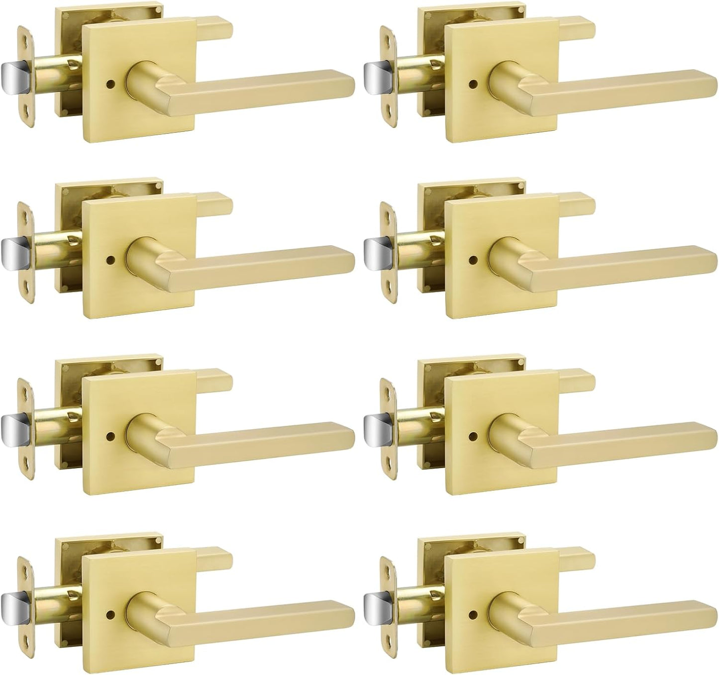 goldenwarm Gold Door Handles for Modern Privacy Needs
