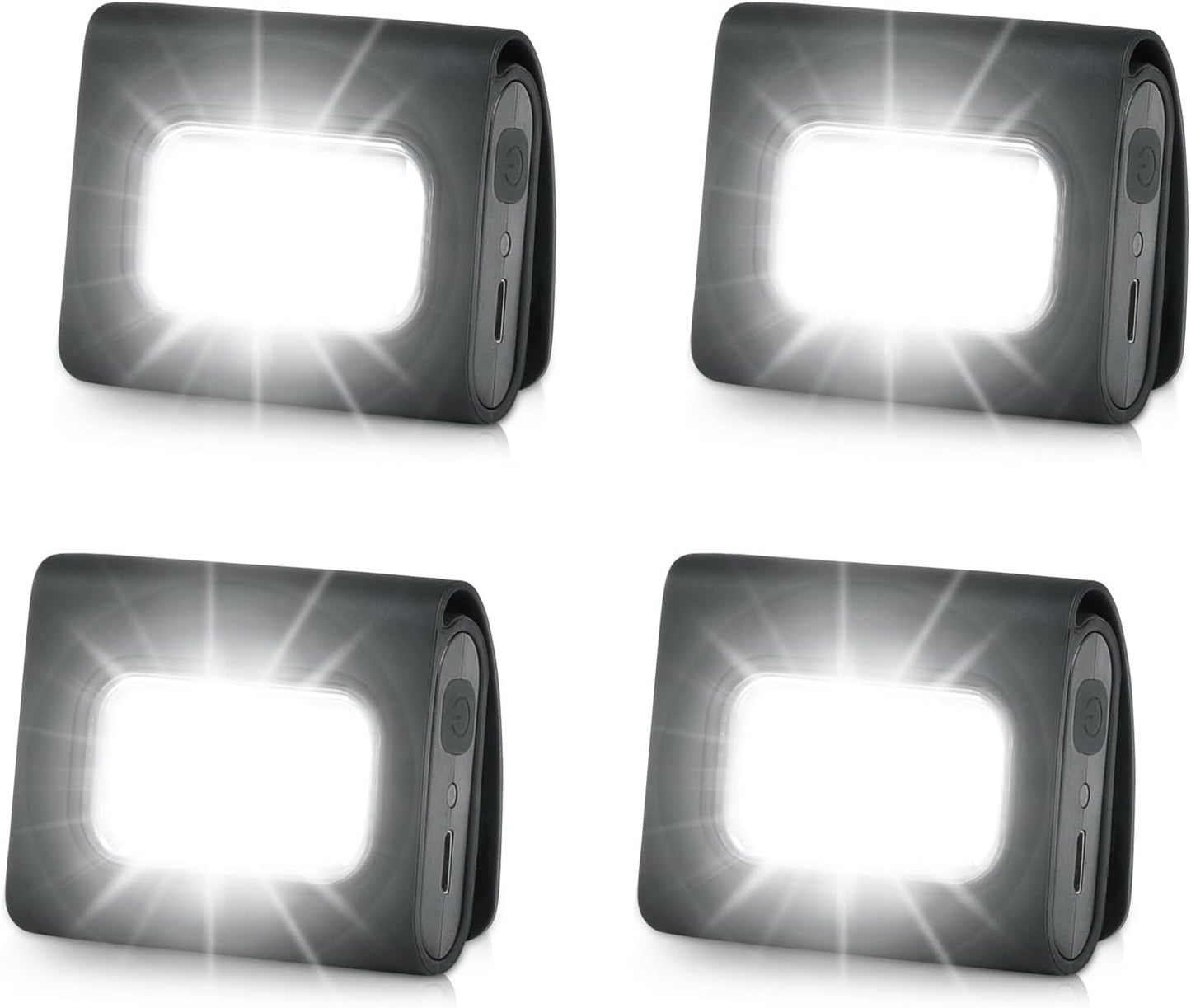 GOANDO Running Lights 4 Pack for High Visibility Safety
