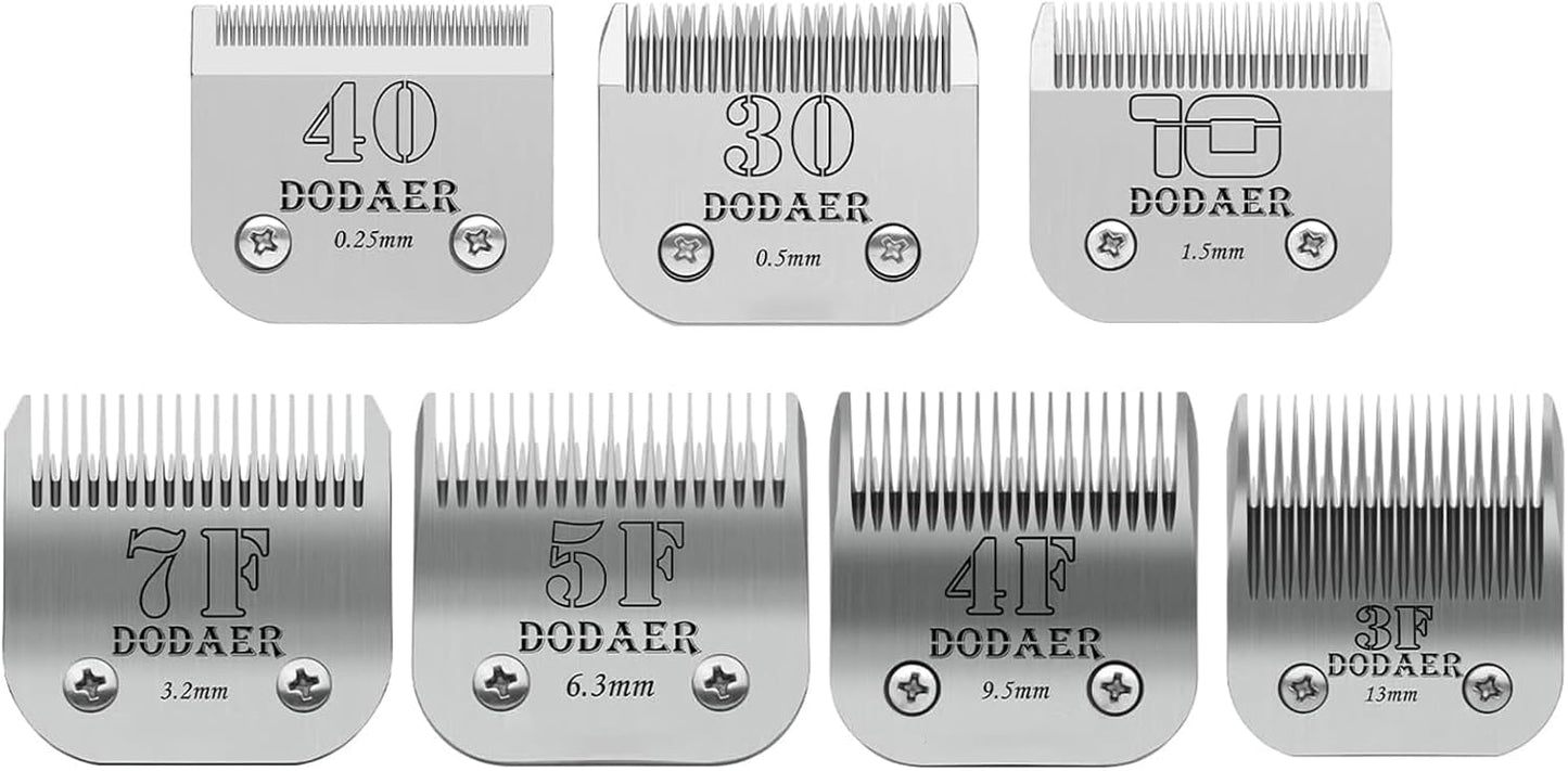 Detachable Pet Dog Grooming Blades for Andis Oster Wahl Clipper