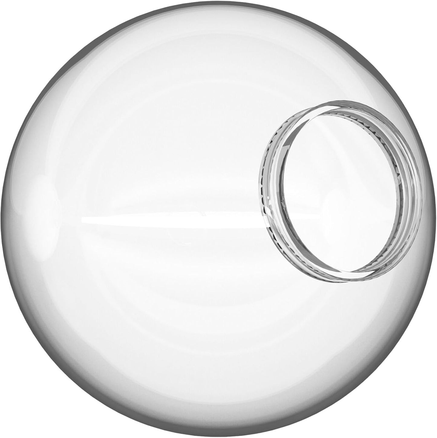 KastLite 12in Clear Acrylic Lamp Post Globe for Outdoor Lighting