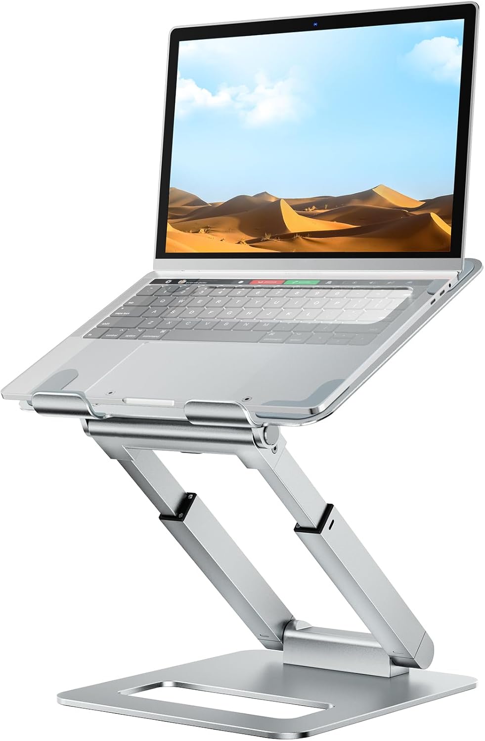 Adjustable Height Laptop Stand for Desk - Ergonomic Riser