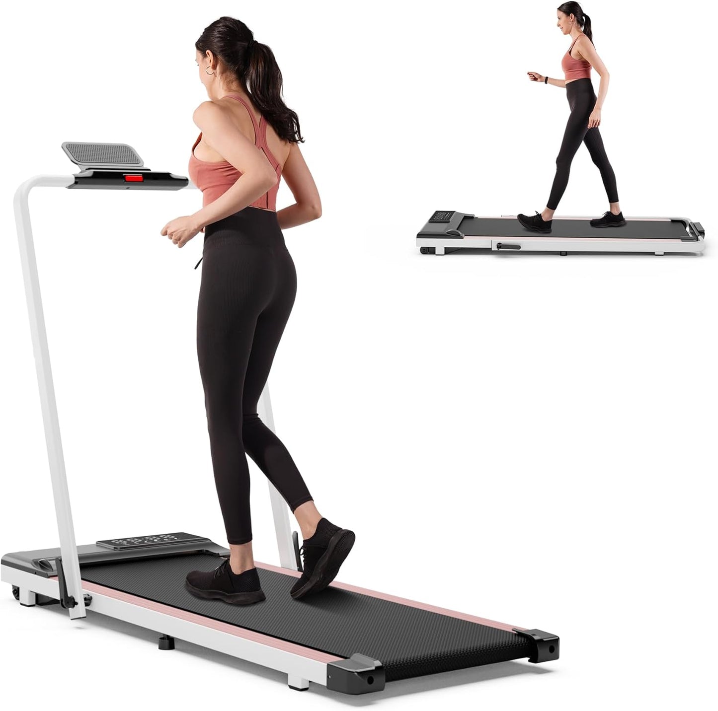 DeerRun 3 in 1 Walking Pad Treadmill for Home Office Use