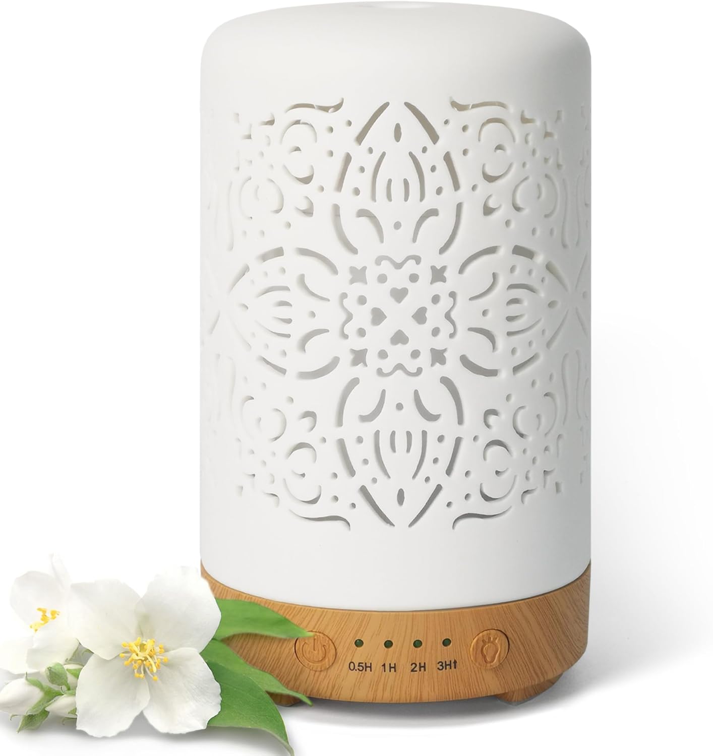 Essential Oil Diffuser with Auto-Off & Night Light