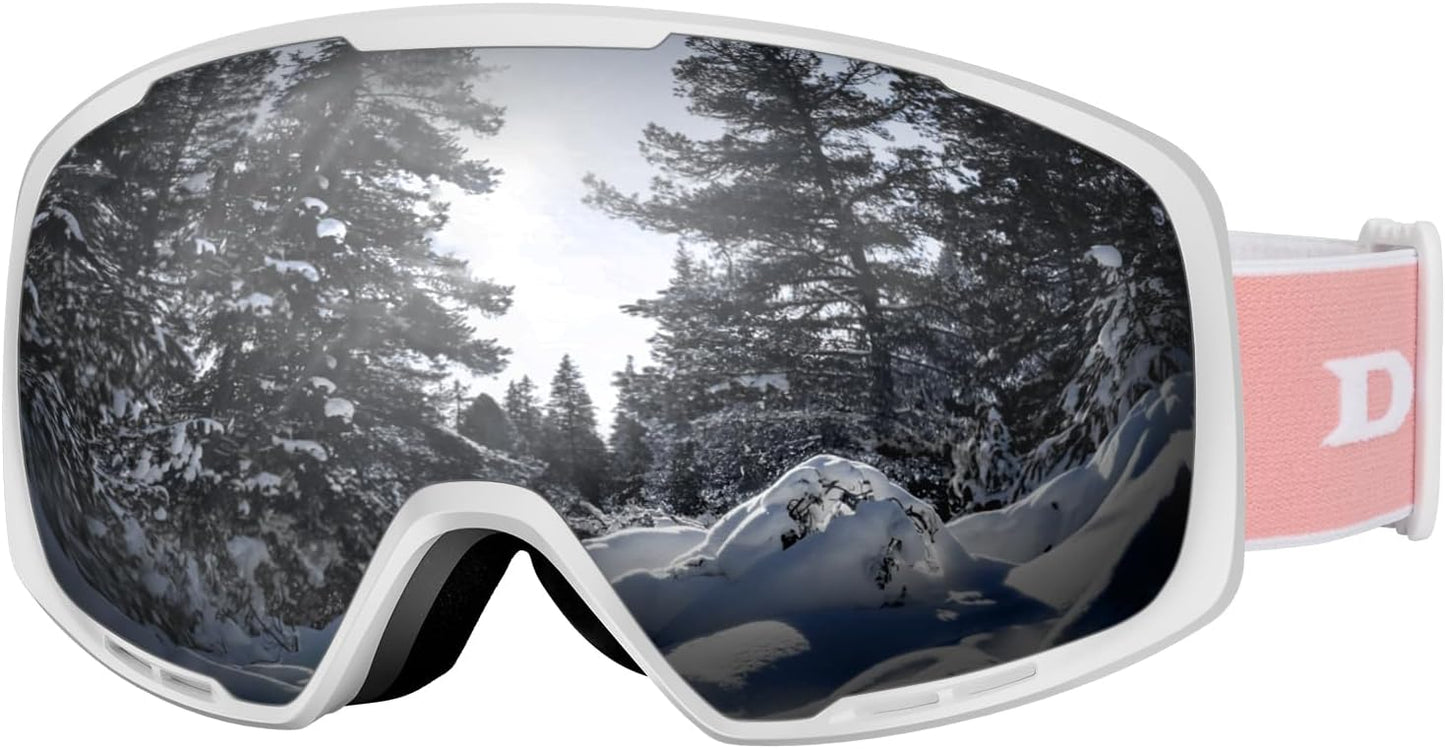 DBIO Magnetic Snow Goggles - Fog-Proof & UV Protection