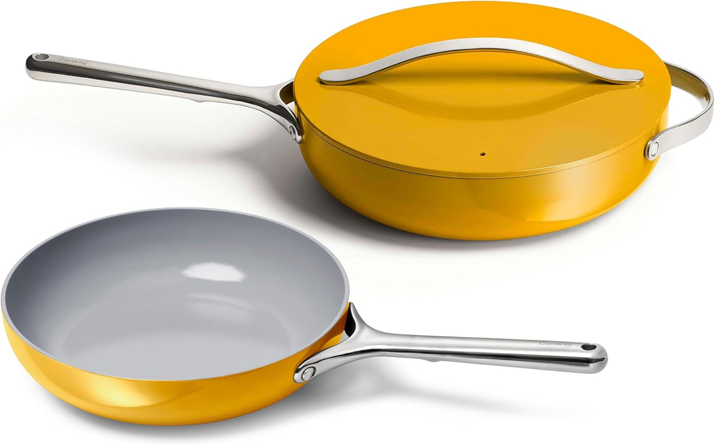 Caraway Fry Pan and Saute Pan Duo - Non Toxic Kitchen Essentials
