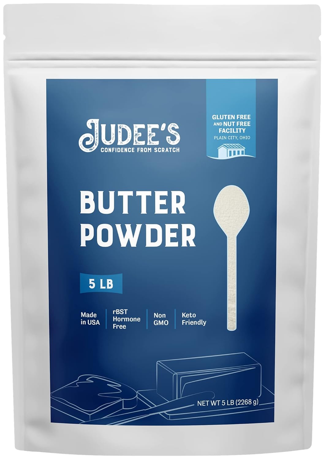 Judee's Gluten Free Butter Powder - Perfect for Keto Baking