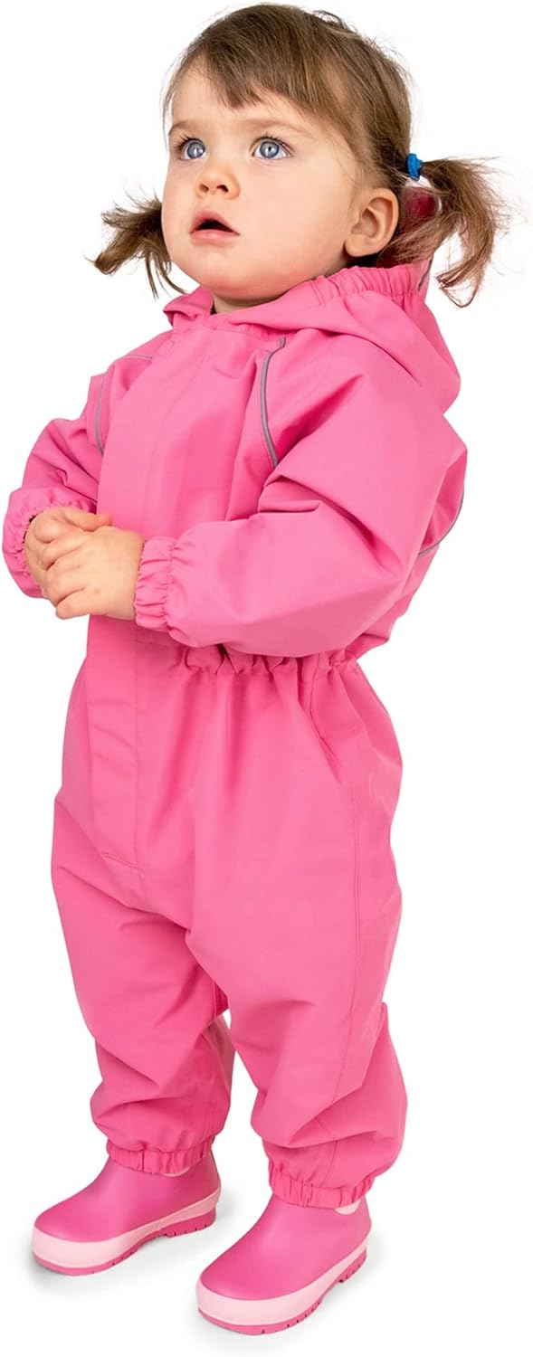 JAN & JUL Waterproof Rain Suit for Kids - Windproof Coveralls