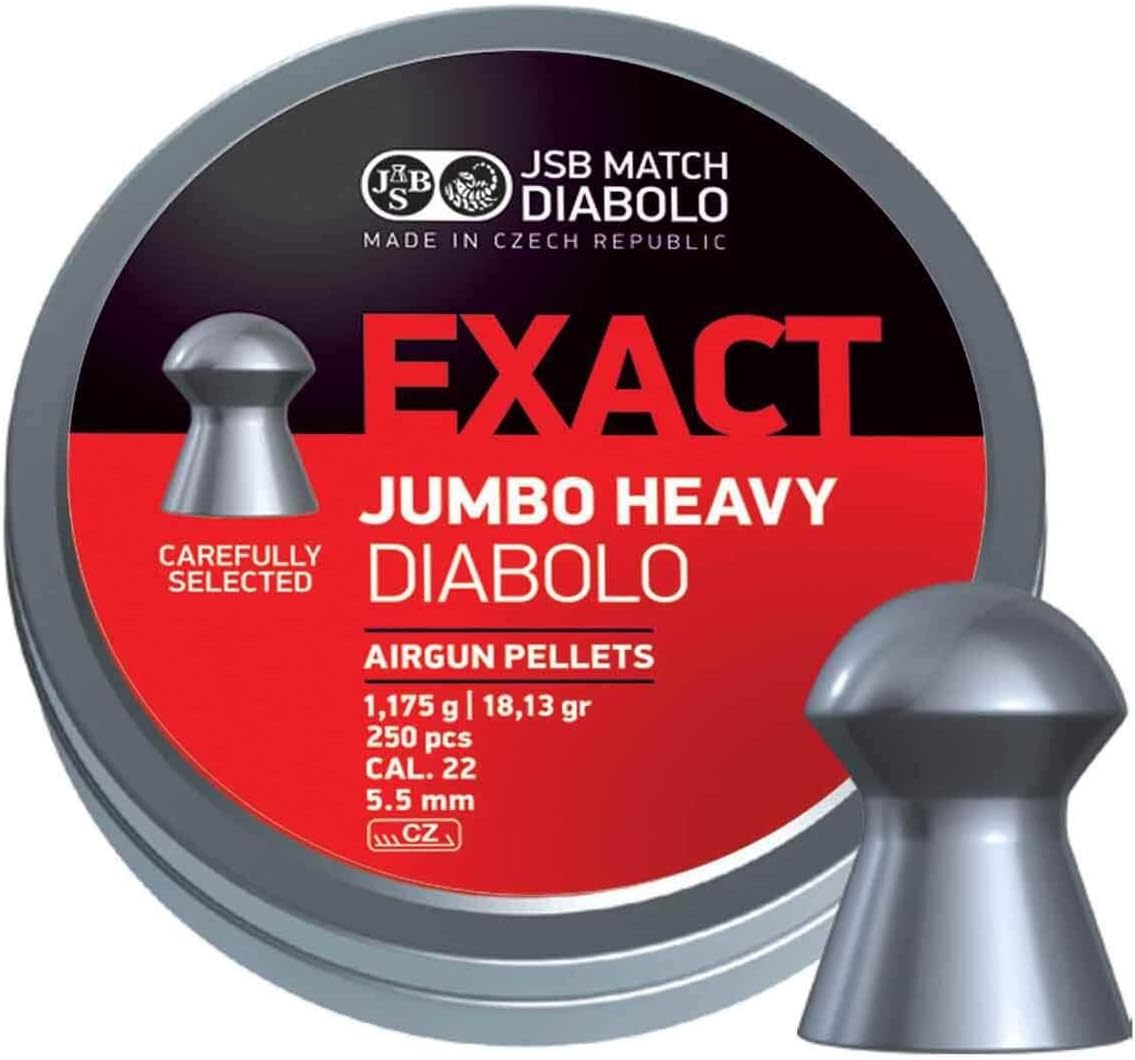 JSB Diabolo Exact Jumbo Heavy .22 Cal 18.13 gr - 250 Count Review