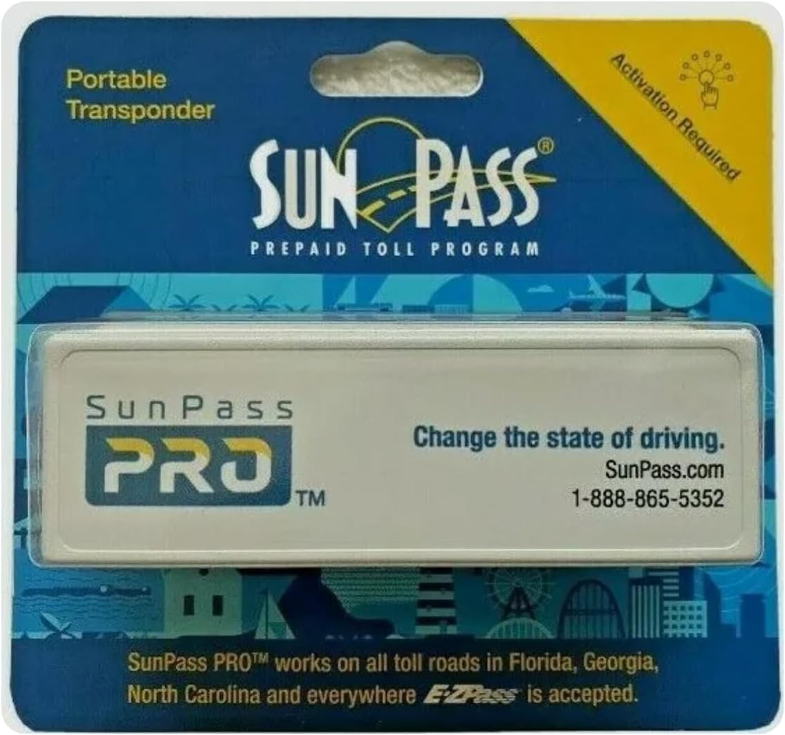 Sunpass Sun Pass Transponder for Easy Florida Toll Payments