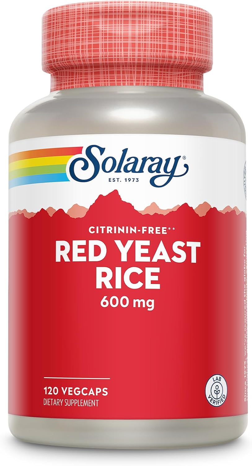 Red Yeast Rice 600mg for Healthy Circulatory Function Support