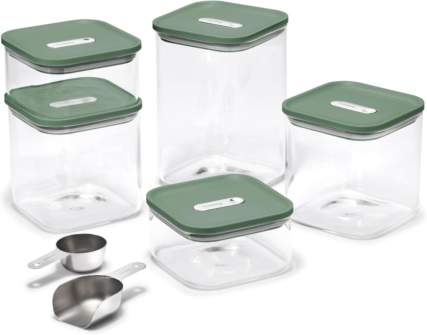 Caraway 14-Piece Glass Airtight Food Storage Containers Set
