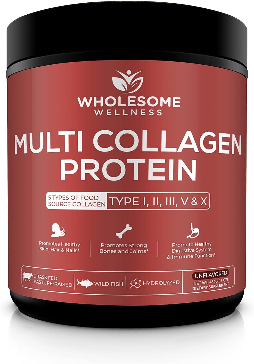 Multi Collagen Protein Powder for Healthy Hair, Skin, and Joints