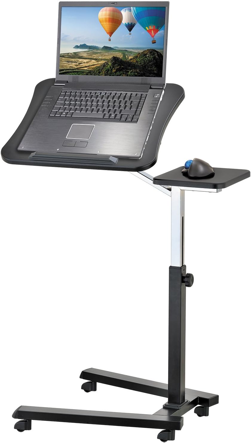 Adjustable Height Laptop Desk - Sturdy & Ergonomic
