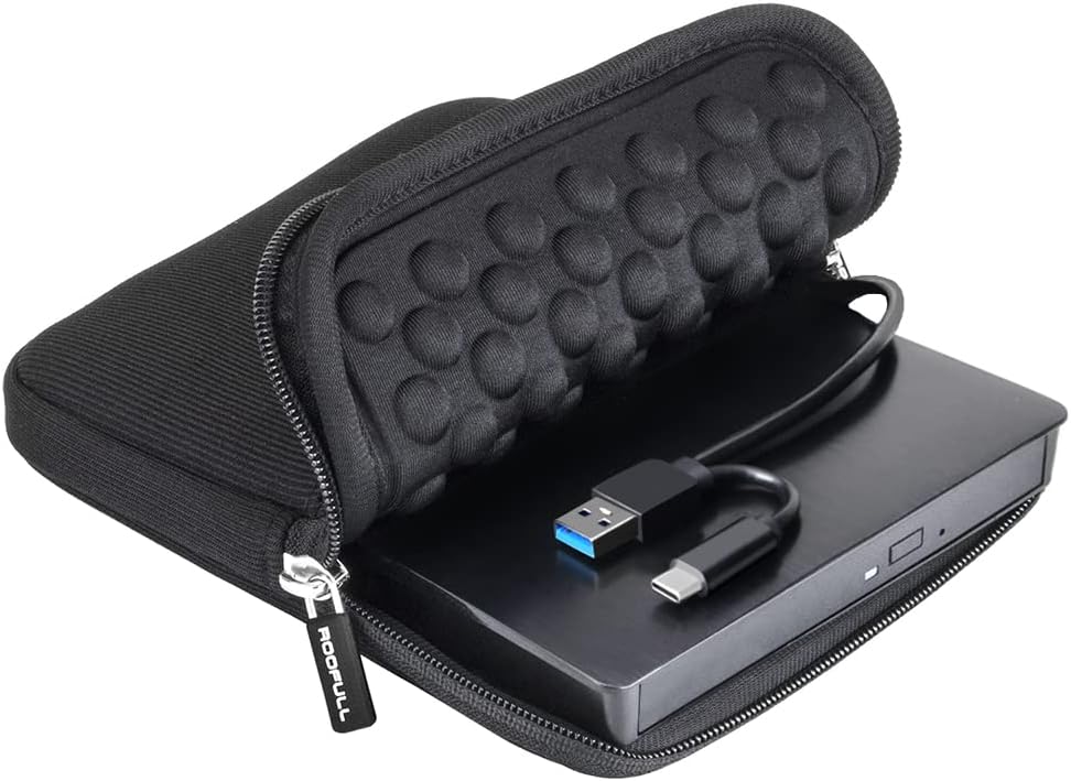ROOFULL External CD DVD Drive: Burn CDs Anywhere