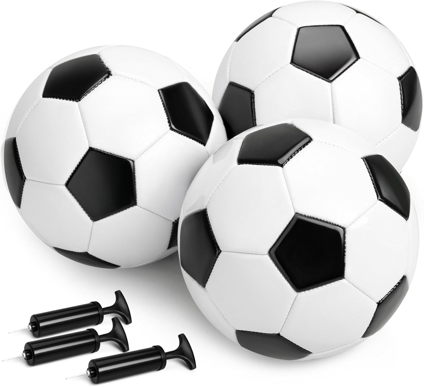 Soccer Ball Size 2 3 4 5 with Pump - Perfect for Kids & Adults
